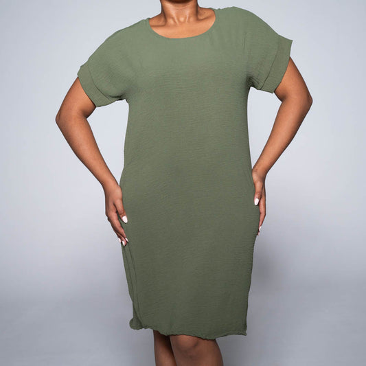 Olive Plain Tunic