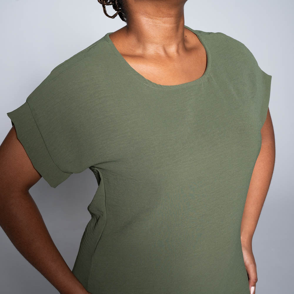 Olive Plain Tunic