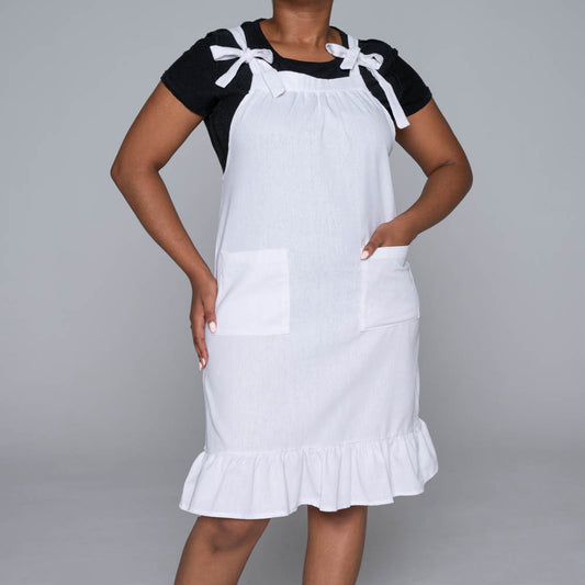 Rayon White Linen Tunic