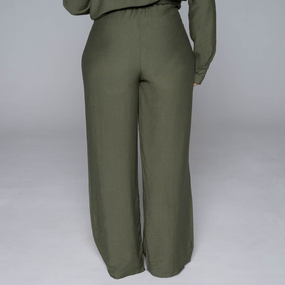 Nylon Crepe Pants