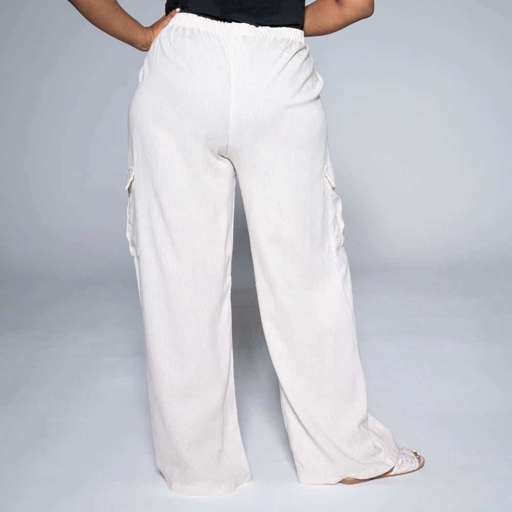 Oatmeal Linen Pants