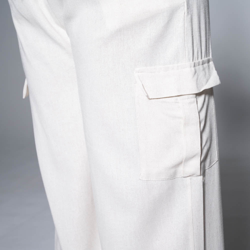 Oatmeal Linen Pants