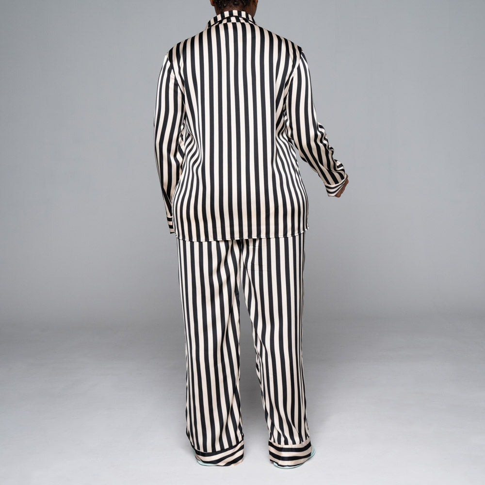 Striped Satin Pyjamas