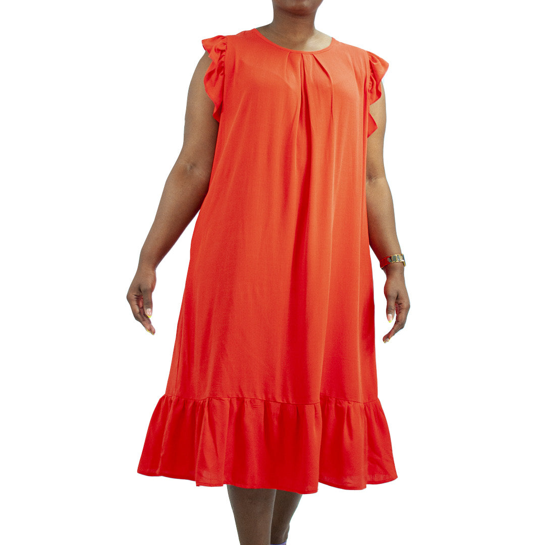 Plus Size Ladies Viscose Tiered Tunic